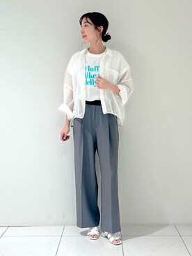 「GALLEST（ギャレスト）のアイテム」を使った、shioriさん（レディース・169cm）の春コーディネート