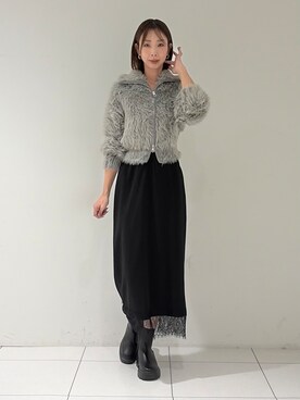 「GALLEST（ギャレスト）のアイテム」を使った、shioriさん（レディース・169cm）の秋コーディネート