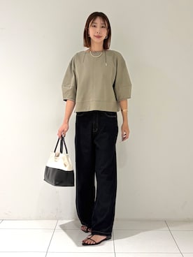 「GALLEST（ギャレスト）のアイテム」を使った、shioriさん（レディース・169cm）の夏コーディネート