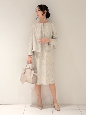 「INDIVI（インディヴィ）のアイテム」を使った、shioriさん（レディース・169cm）の冬コーディネート