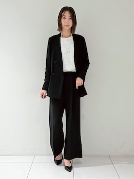 「HusHusH（ハッシュアッシュ）のアイテム」を使った、shioriさん（レディース・169cm）の冬コーディネート