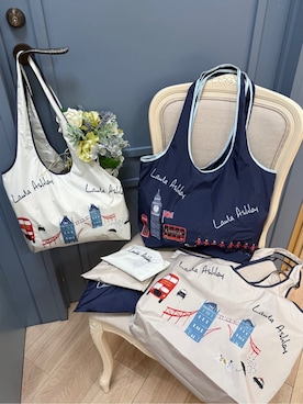 「LAURA ASHLEY（ローラアシュレイ）の【STORY掲載！/UVカット/遮熱効果/晴雨兼用】ロンドン柄 長傘（長傘、ベージュ系）」を使った、yukinoさん（レディース・164cm）の夏コーディネート