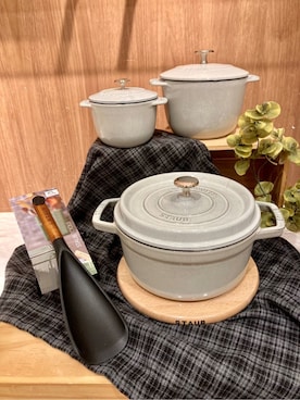 「アイテム（食器/キッチン）」を使った、n.さん（レディース・167cm）の冬コーディネート