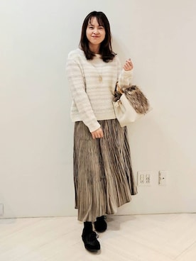 YuKaRiさん（レディース・158cm）の冬コーディネート