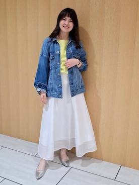 「UNTITLED（アンタイトル）のアイテム」を使った、YuKaRiさん（レディース・158cm）の春コーディネート