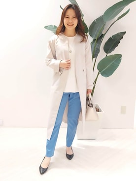 「UNTITLED（アンタイトル）のアイテム（パンプス）」を使った、YuKaRiさん（レディース・158cm）の冬コーディネート