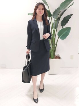 「UNTITLED（アンタイトル）のアイテム（パンプス）」を使った、YuKaRiさん（レディース・158cm）の夏コーディネート