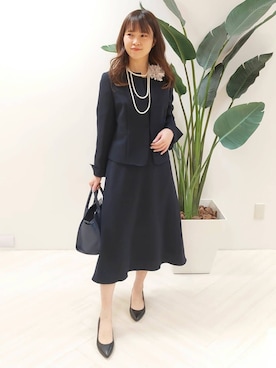 「UNTITLED（アンタイトル）のアイテム（パンプス）」を使った、YuKaRiさん（レディース・158cm）の春コーディネート
