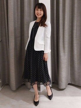「UNTITLED（アンタイトル）のアイテム（パンプス）」を使った、YuKaRiさん（レディース・158cm）の夏コーディネート