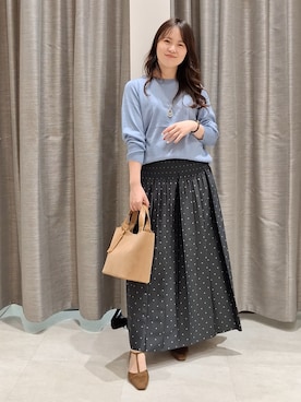 「UNTITLED（アンタイトル）のアイテム（アクセサリー）」を使った、YuKaRiさん（レディース・158cm）の秋コーディネート