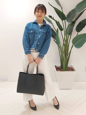 「UNTITLED（アンタイトル）のアイテム（パンプス）」を使った、YuKaRiさん（レディース・158cm）の春コーディネート