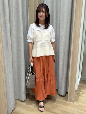 「grove（グローブ）のアイテム」を使った、Fumikaさん（レディース・158cm）の春コーディネート