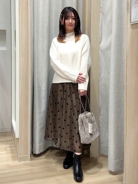 Fumikaさん(レディース・158cm)の冬コーディネート