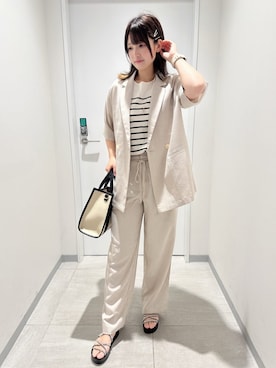 Fumikaさん（レディース・158cm）の夏コーディネート