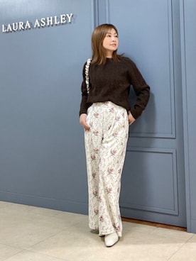 「アイテム（ショルダーバッグ、ゴールド系）」を使った、miさん（レディース・154cm）の冬コーディネート