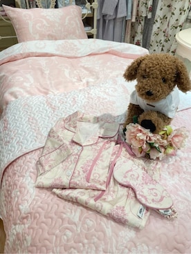 「アイテム（寝具）」を使った、miさん（レディース・154cm）の春コーディネート