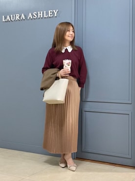 「アイテム（食器/キッチン）」を使った、miさん（レディース・154cm）の秋コーディネート