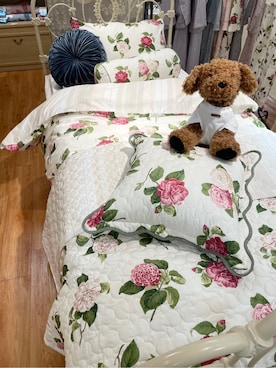 ローラアシュレイ ピロケース クチュールローズピオニー♡ LAURA ASHLEY（ローラアシュレイ）の「ピロケース(クチュールローズ