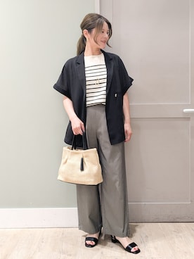 「grove（グローブ）のアイテム」を使った、kuwawaさん（レディース・159cm）の夏コーディネート