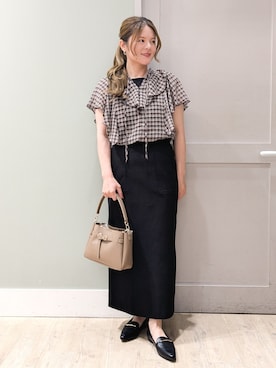 「grove（グローブ）のアイテム」を使った、kuwawaさん（レディース・159cm）の夏コーディネート