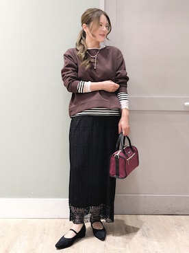「Lee（リー）のアイテム（バッグ）」を使った、kuwawaさん（レディース・159cm）の秋コーディネート