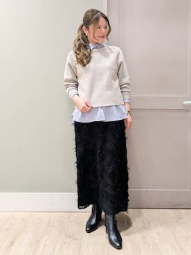 kuwawaさん（レディース・159cm）の冬コーディネート
