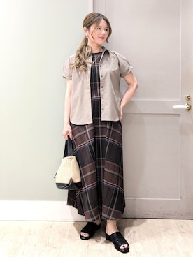 「grove（グローブ）のアイテム」を使った、kuwawaさん（レディース・159cm）の夏コーディネート