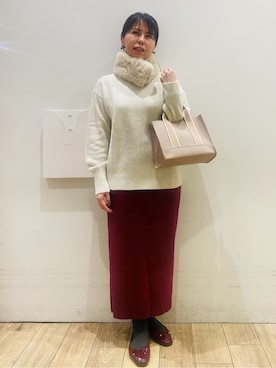 YUKOさん(レディース・155cm)の冬コーディネート