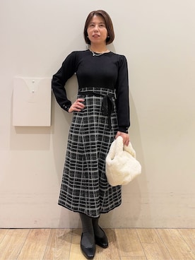 YUKOさん（レディース・155cm）の冬コーディネート