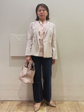 「index（インデックス）のアイテム（バッグ）」を使った、YUKOさん（レディース・155cm）の春コーディネート