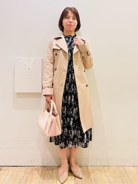 「Rubyrivet（ルビーリベット）のアイテム（スカート）」を使った、YUKOさん（レディース・155cm）の冬コーディネート
