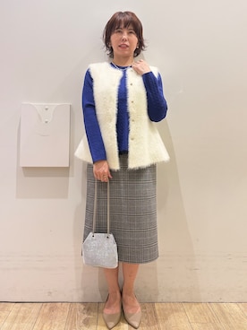 「index（インデックス）のアイテム」を使った、YUKOさん（レディース・155cm）の秋コーディネート
