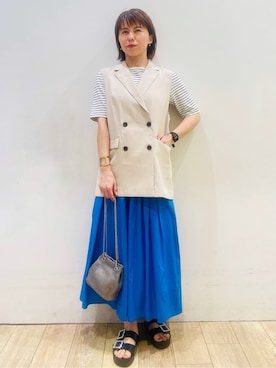 YUKOさん（レディース・155cm）の夏コーディネート