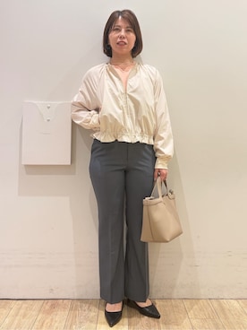 「THE SHOP TK （ザ ショップ ティーケー ）のアイテム」を使った、YUKOさん（レディース・155cm）の春コーディネート