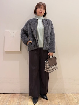 YUKOさん（レディース・155cm）の冬コーディネート
