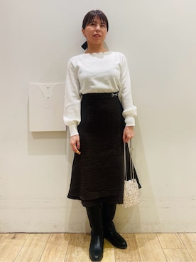 YUKOさん(レディース・155cm)の冬コーディネート