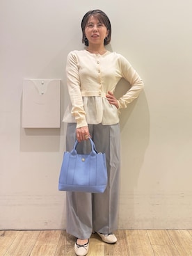 「index（インデックス）のアイテム（トップス）」を使った、YUKOさん（レディース・155cm）の冬コーディネート