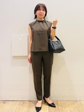 「index（インデックス）のアイテム」を使った、YUKOさん（レディース・155cm）の夏コーディネート