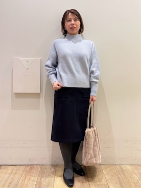 YUKOさん(レディース・155cm)の冬コーディネート