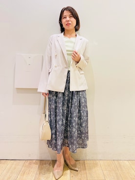 YUKOさん（レディース・155cm）の春コーディネート