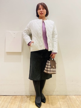 YUKOさん（レディース・155cm）の冬コーディネート