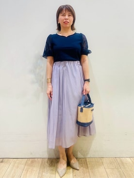 YUKOさん（レディース・155cm）の夏コーディネート