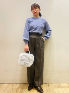 YUKOさん（レディース・155cm）の冬コーディネート