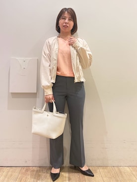 「index（インデックス）のアイテム（ジャケット/アウター）」を使った、YUKOさん（レディース・155cm）の春コーディネート