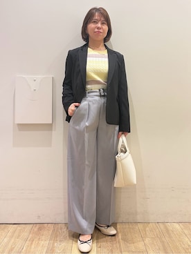 「index（インデックス）のアイテム（ジャケット/アウター）」を使った、YUKOさん（レディース・155cm）の冬コーディネート