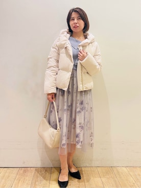 YUKOさん（レディース・155cm）の冬コーディネート