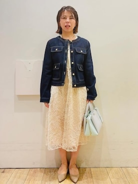 「THE SHOP TK （ザ ショップ ティーケー ）のアイテム」を使った、YUKOさん（レディース・155cm）の春コーディネート