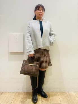 YUKOさん(レディース・155cm)の冬コーディネート