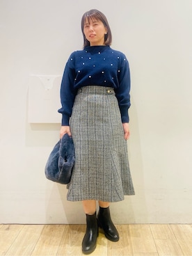 YUKOさん(レディース・155cm)の冬コーディネート