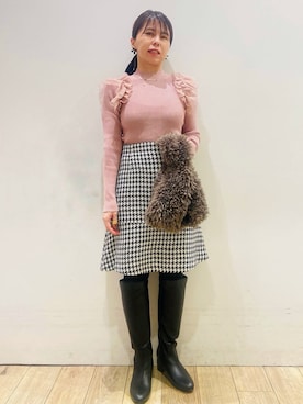 YUKOさん(レディース・155cm)の冬コーディネート